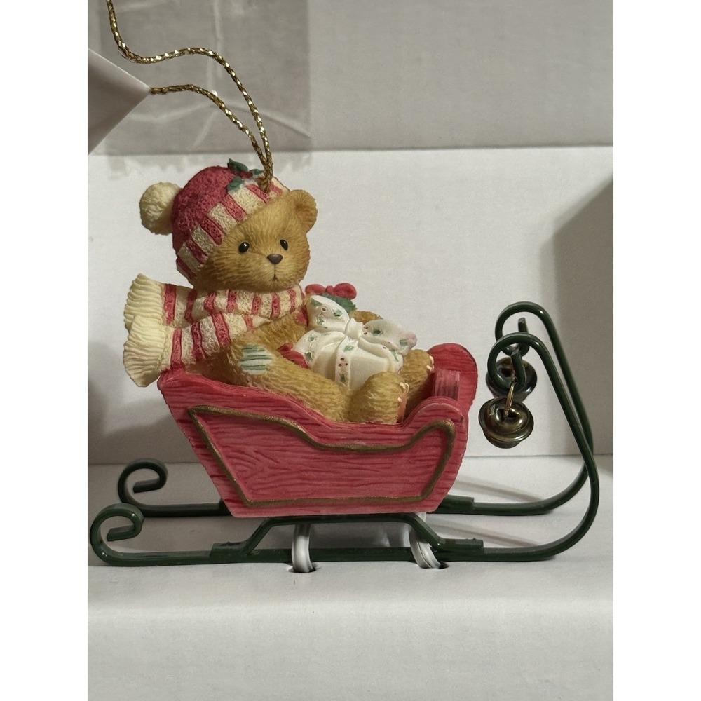 Enesco Cherished Teddies Christmas Hanging‎ Ornament #546542 2000 Vintage